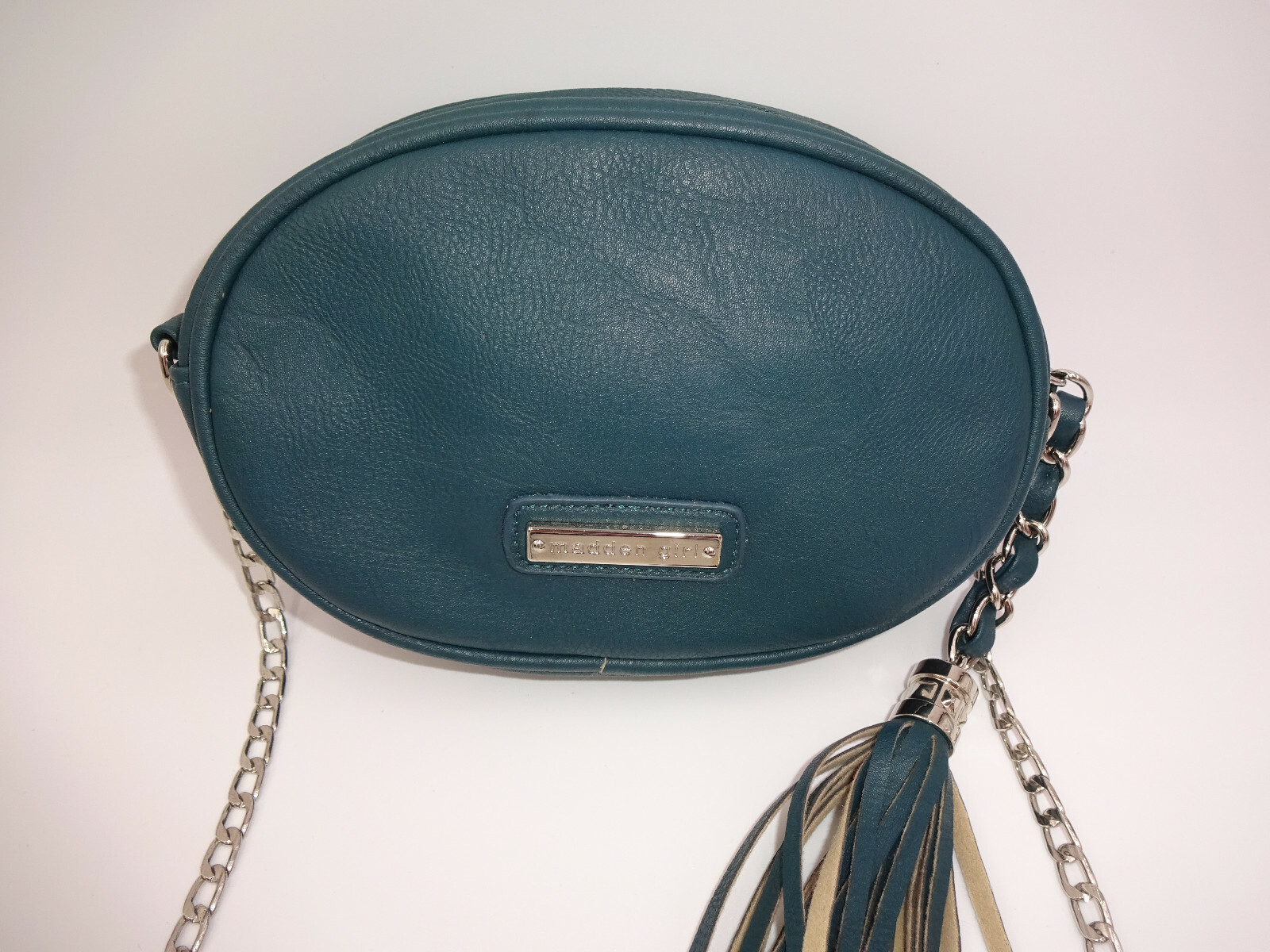Small Green Vegan Leather Steve Madden Girl Purse Bag Handbag