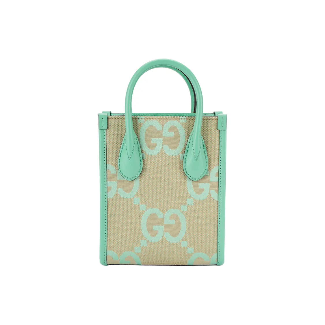 GUCCI Super Double G Pattern Tote Bag Shopping Bag Mini Women’s 6.2×2.7×7.8 in