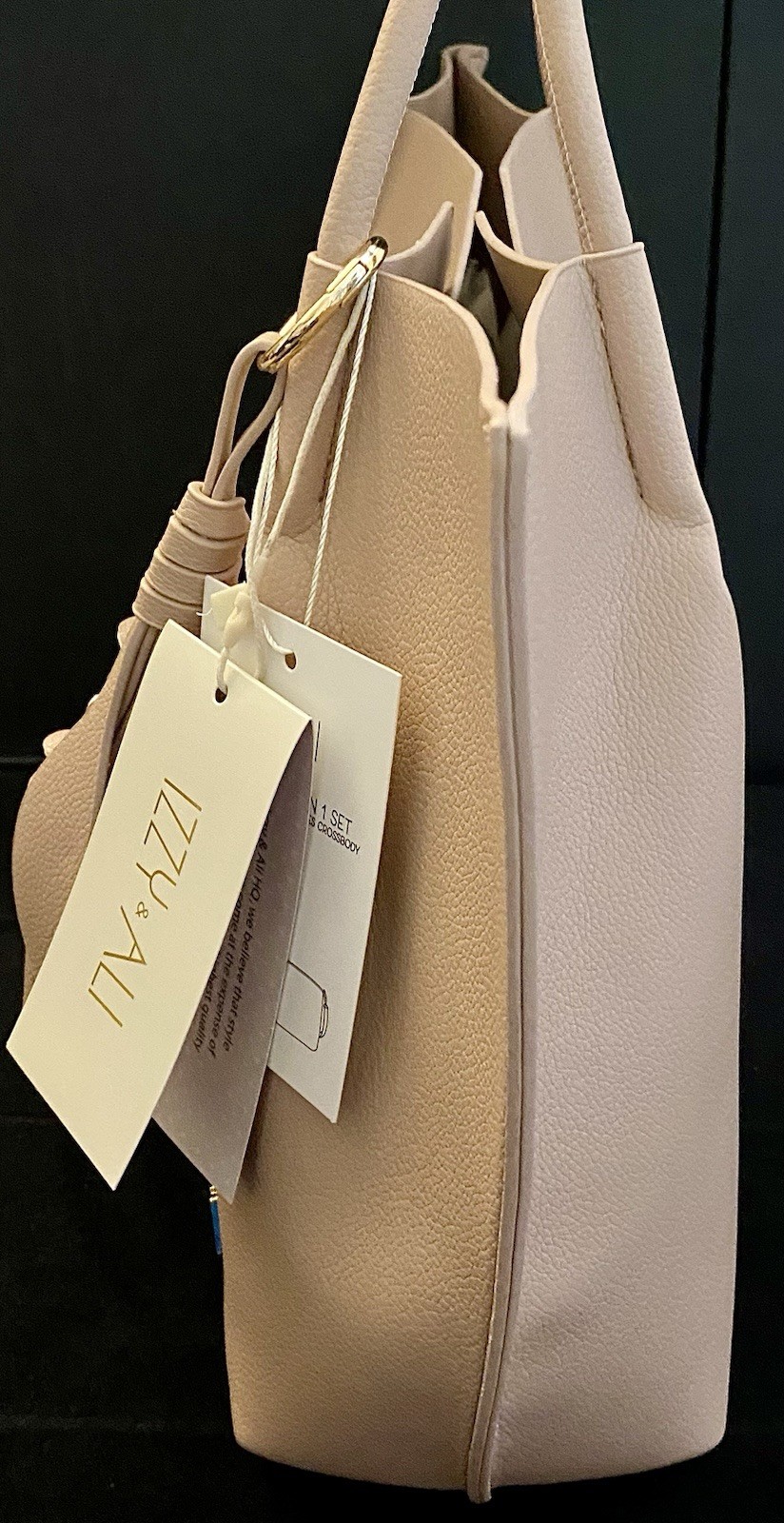 Izzy & Ali Mauve Tote Bag Set
