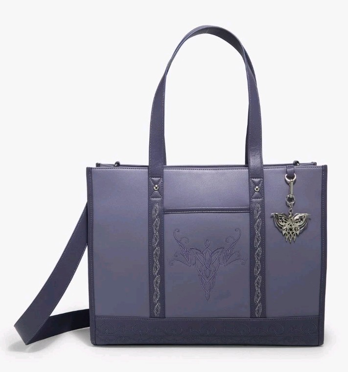 The Lord of The Rings Arwen Evenstar Embroidered Convertible Tote Crossbody Bag