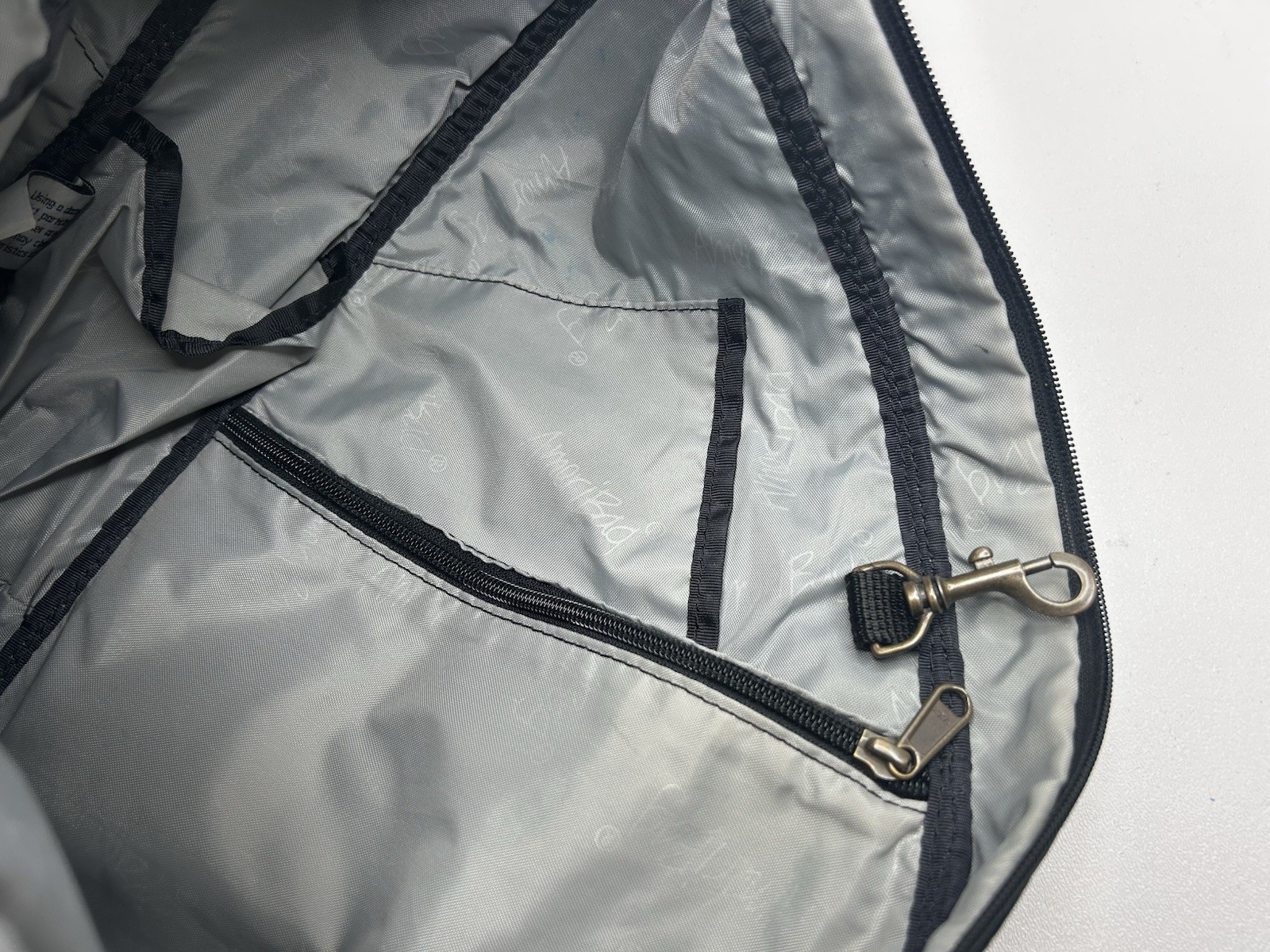 LL Bean AMERIBAG Healthy Back Blk Leather Sling Backpack Crossbody Ergonomic Bag