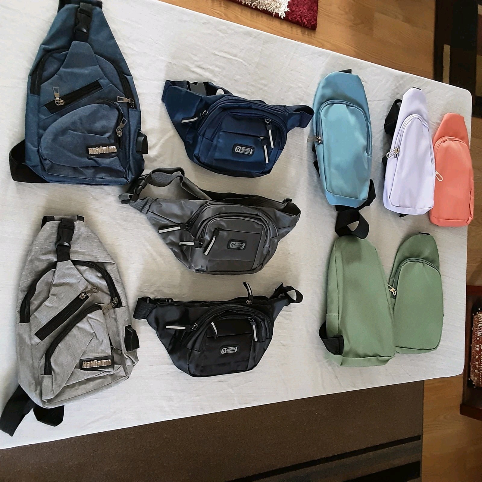 Various Crossbody Fanny Packs Single Pocket Crossbody Bags Travel NWT [Pick One