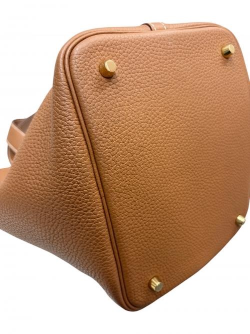 HERMES Picotin Lock MM in Clemence Leather Z Stamp 2021 GHW #102