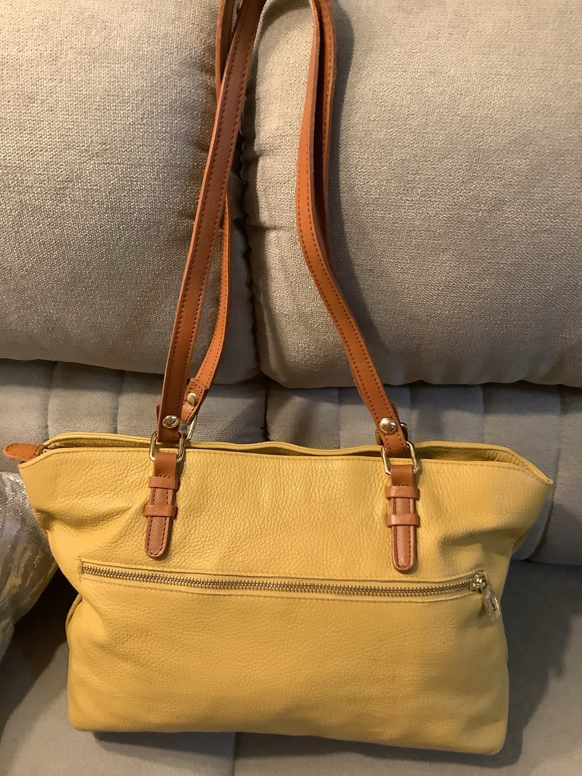Valentina Hand Or Shoulder Bag Yellow