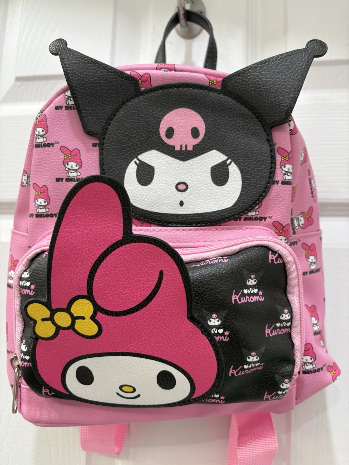 Sanrio My Melody and Kuromi Pink Backpack