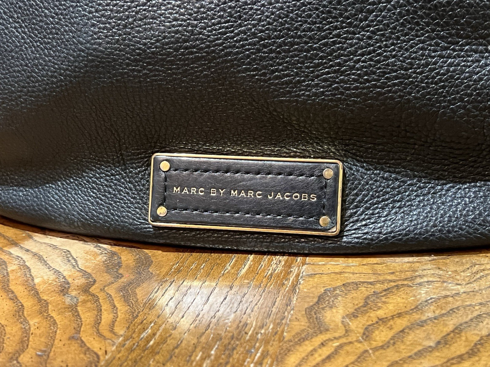 Marc Jacobs Black Too Hot To Handle Hobo Handbag Shoulder Bag Purse Leather