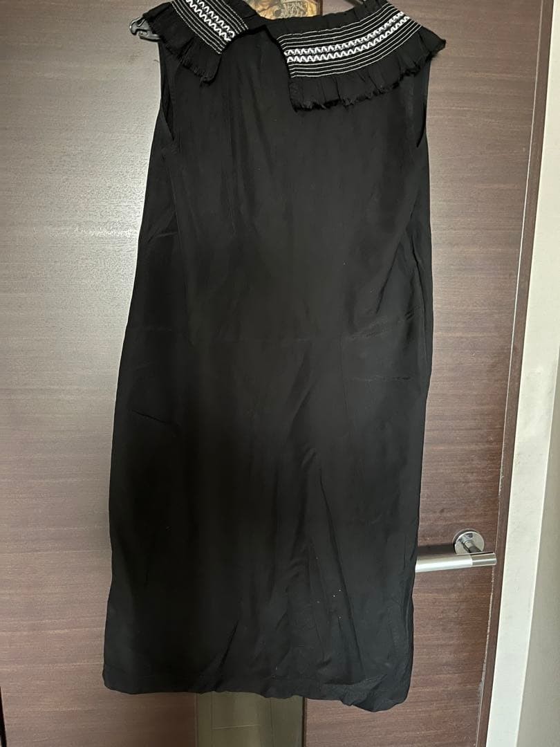 USED TRICOT COMME DES GARCONS SLEEVELESS DRESS, BLACK, CUTE. GOOD