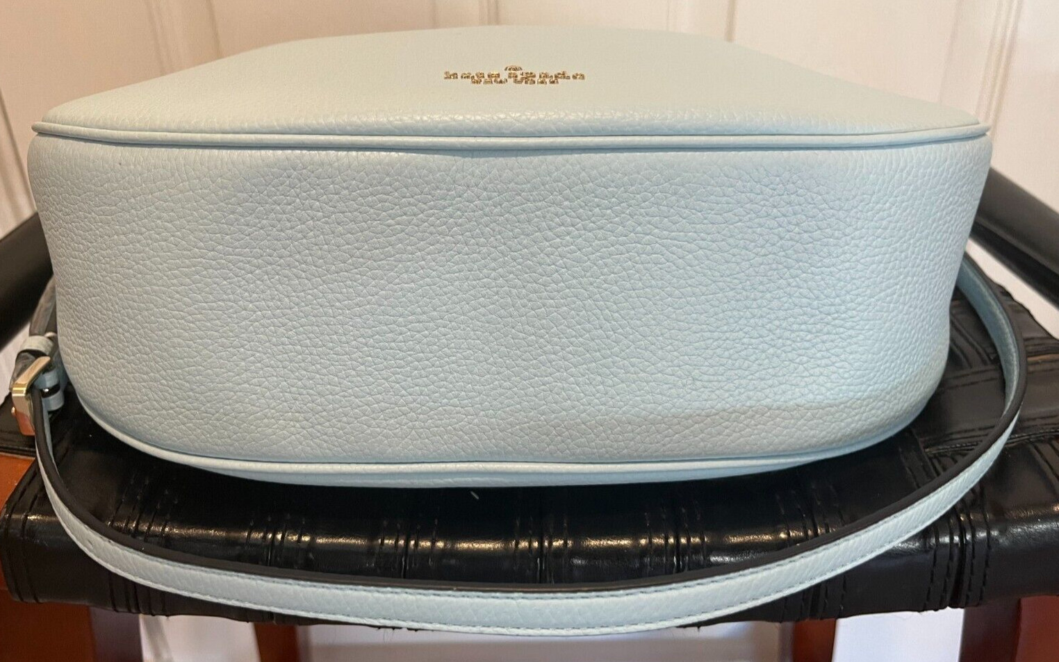 NWT Kate Spade Weston Leather Shoulder Bag “Frosty sky” Blue