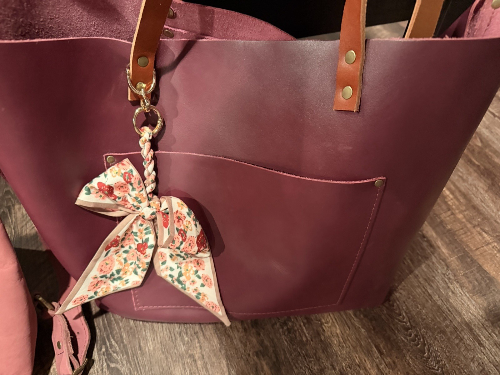 Oversized Lollipop Classic Tote, Portland Leather Goods