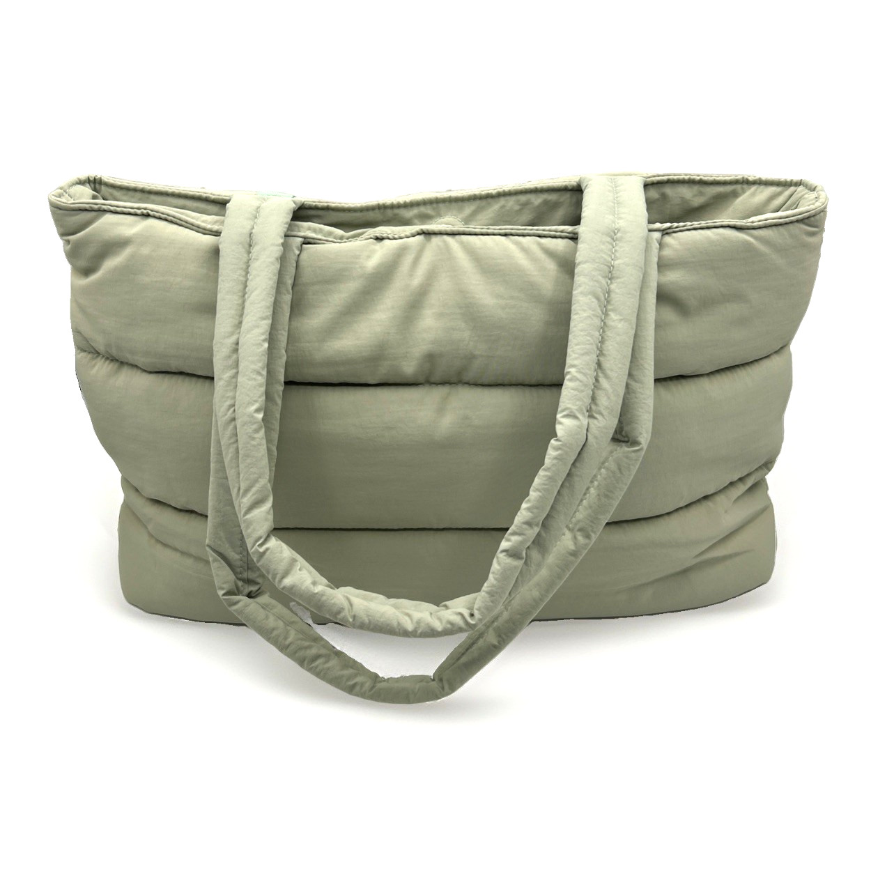 Starbucks x Miffy Collaboration Puffer Tote Bag Sage Green Limited Exclusive NIP