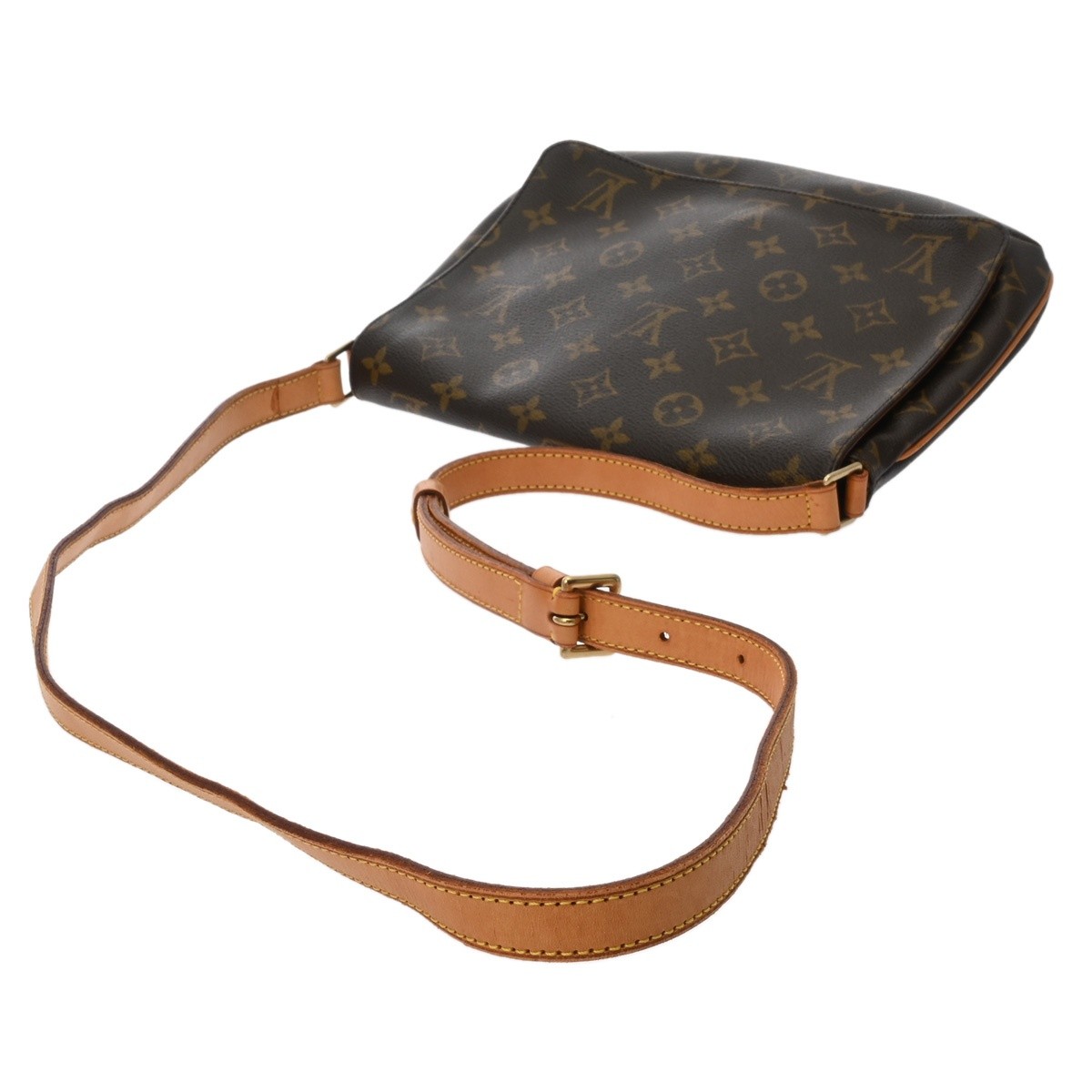 LOUIS VUITTON Muset Tango Long M51388 Monogram Monogram canvas Marron unisex…