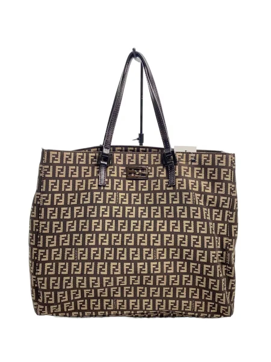 FENDI Zucchino Handbag BRW 8BH132