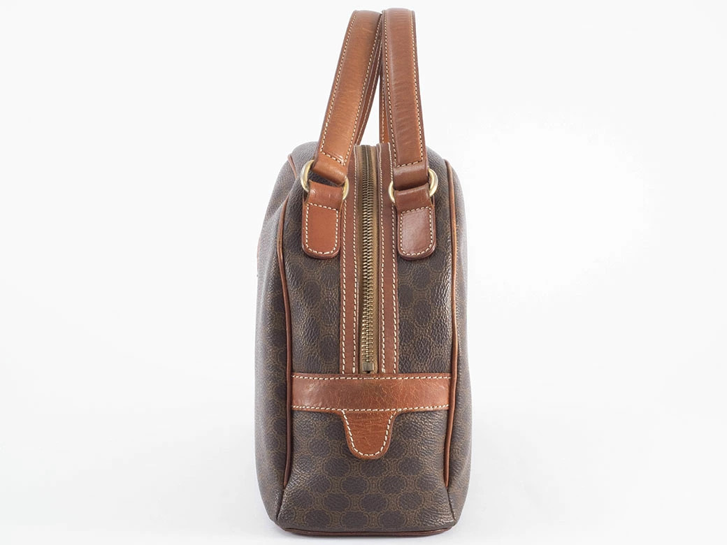 CELINE Macadam MC97 Tote PVC / Leather Brown Unisex Bag #URB375