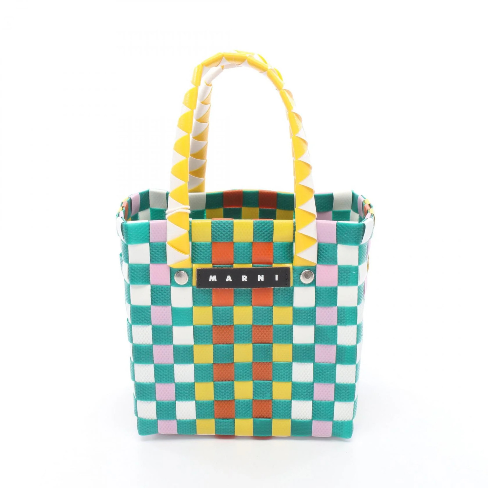 MARNI Handbag Green Leather #RCB10938