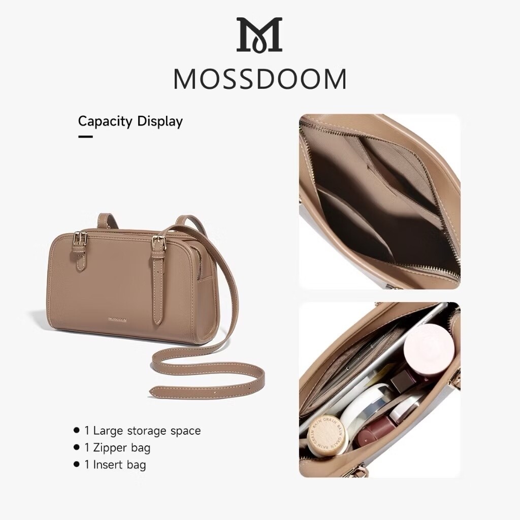 Classic Shoulder Purse MOSSDOOM Light Shoulder Long Strap Bag Handbag for Women