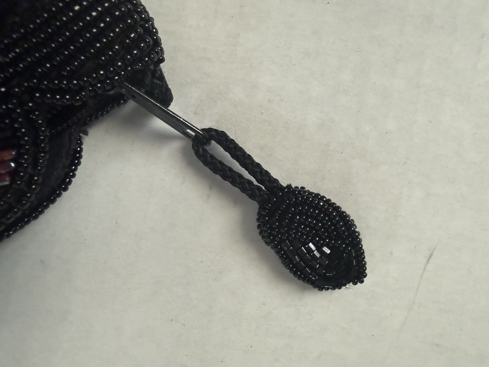 Carla Marchi Evening Beaded Black Bag
