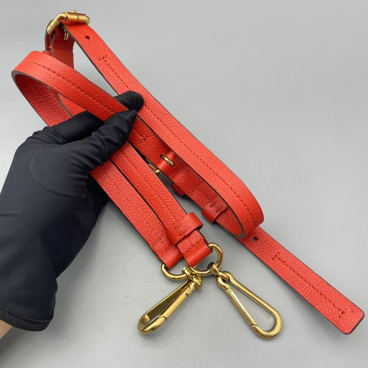 Louis Vuitton Speedy Bandoulière 25 Red Empreinte Leather Gold Hardware Auth