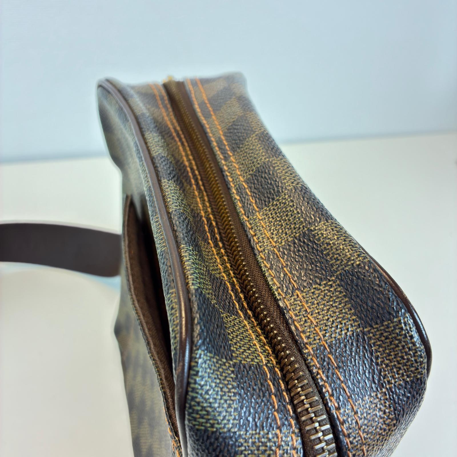 LOUIS VUITTON Olaf PM Shoulder Bag N41442 Damier canvas Brown