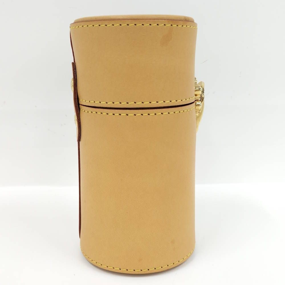 Louis Vuitton Travel Bottle Perfume Fragrance Case 100ml Leather Beige LS0146