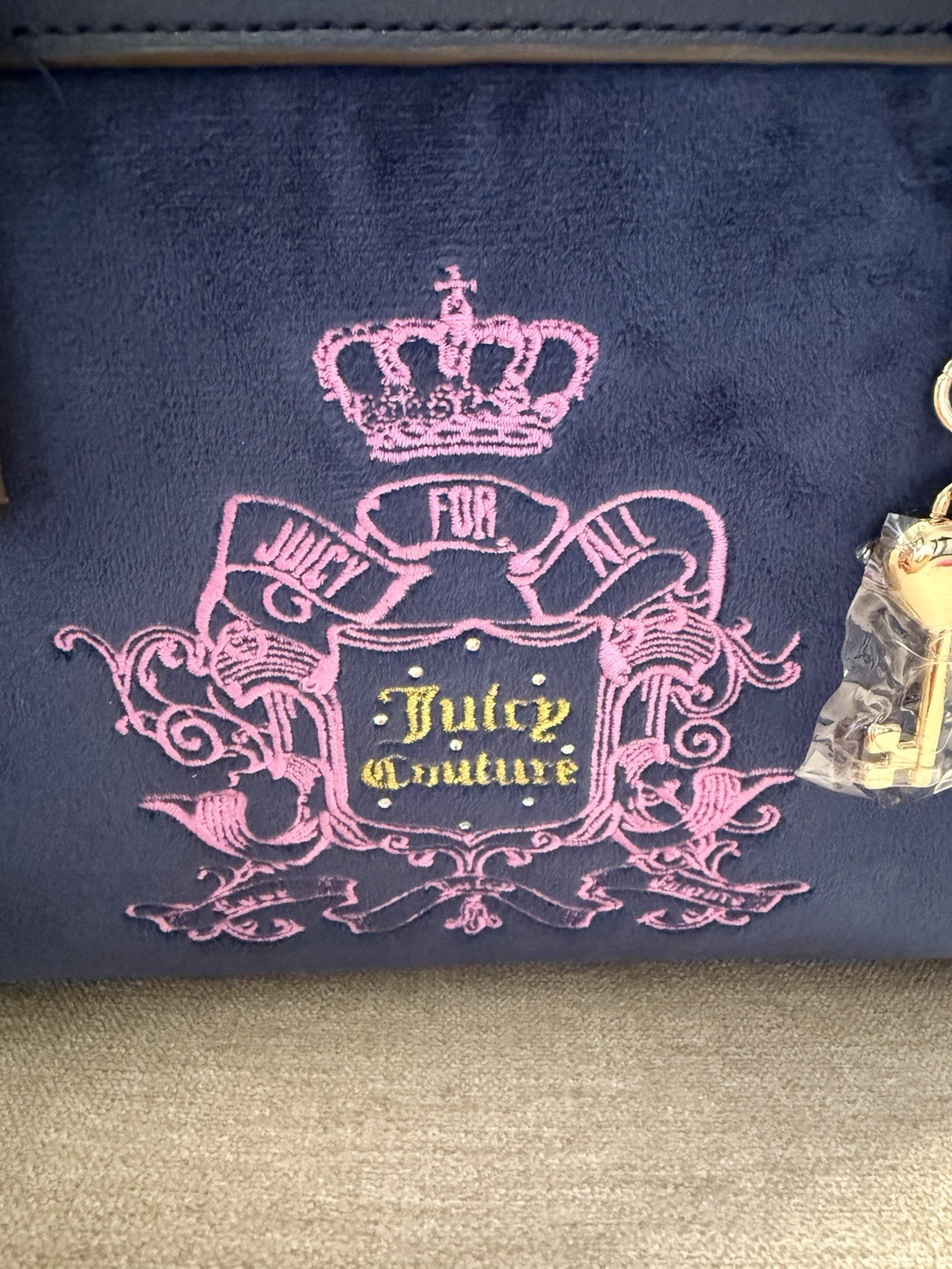 BEAUTIFUL JUICY COUTURE JUICY FOR ALL REGAL BLUE BACKPACK