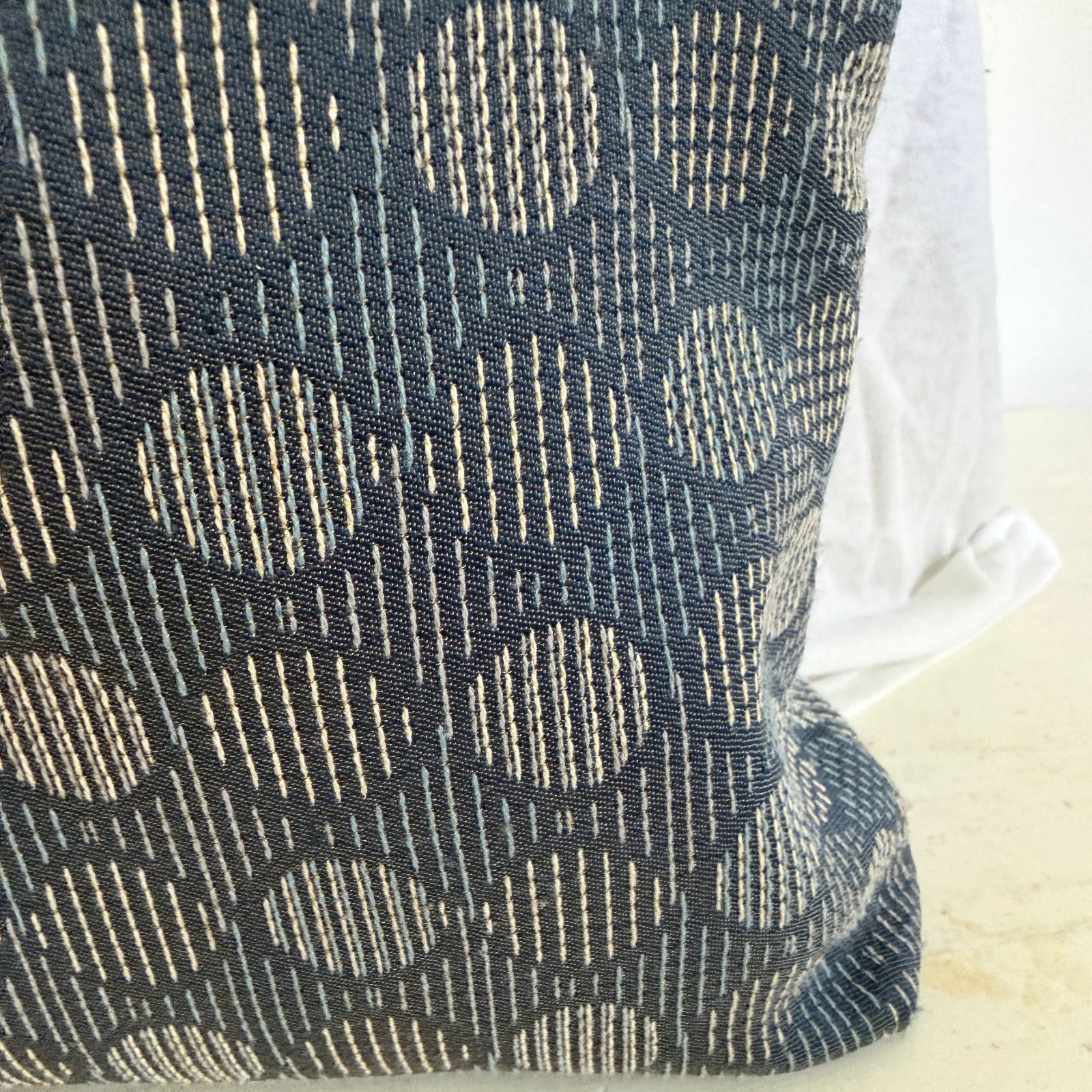 Maruca Crossbody Bag Blue Geometric Tapestry 11″x10″x3″ Handmade In Colorado