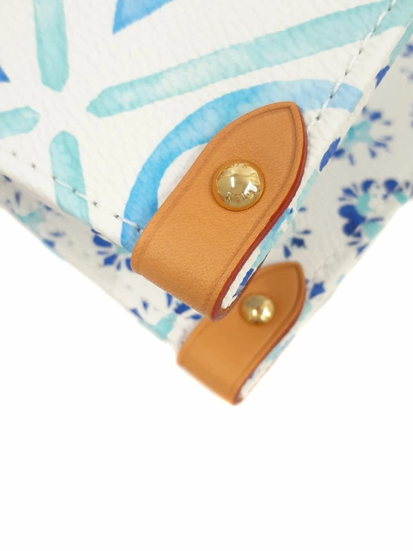 Louis Vuitton OnTheGo M11262 Canvas Blue Shoulder Bag Women’s #TB2534