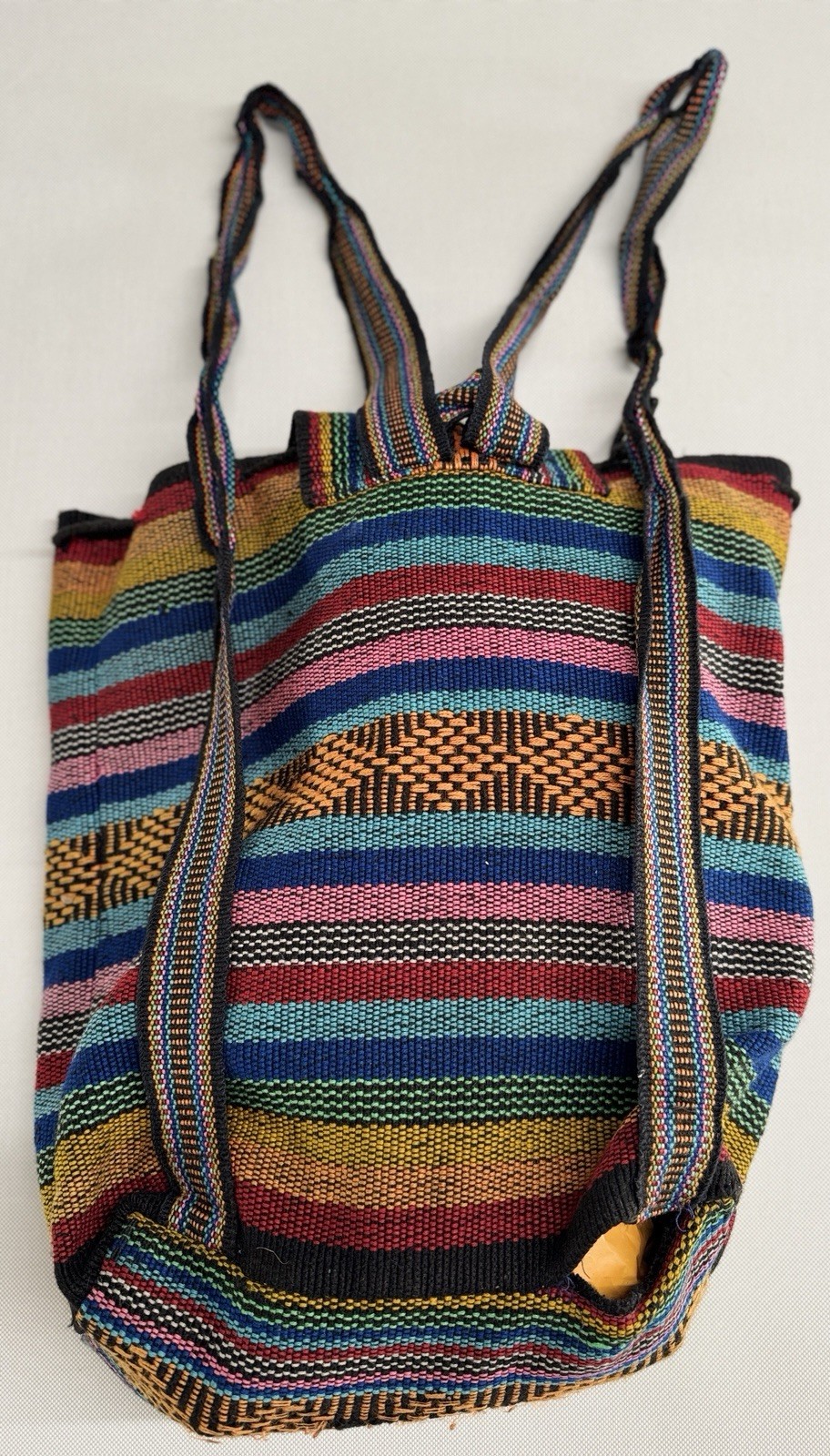 Pinzon Backpack Bag Mexican Artesanias Conde Deadhead Boho Hippie Woven