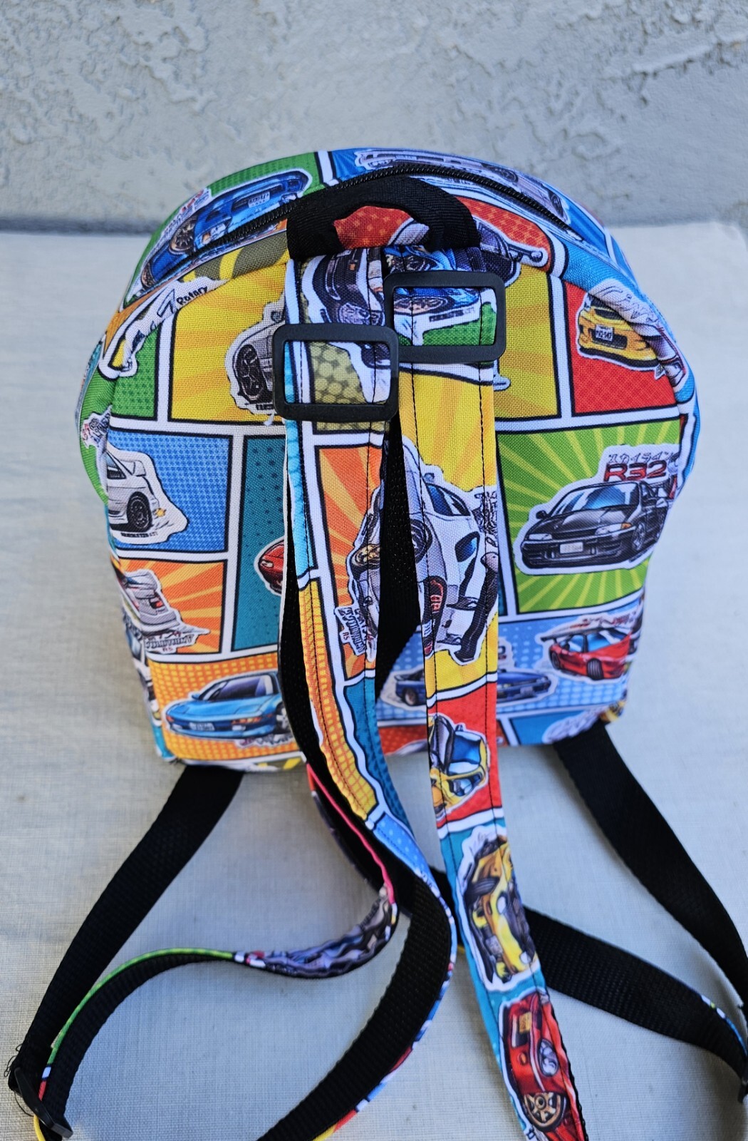 INITIAL D RACING RETRO ANIME MINI BACKPACK