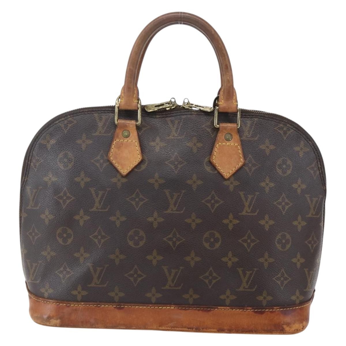 LOUIS VUITTON Monogram Alma Hand Bag M51130 LV Auth 151118