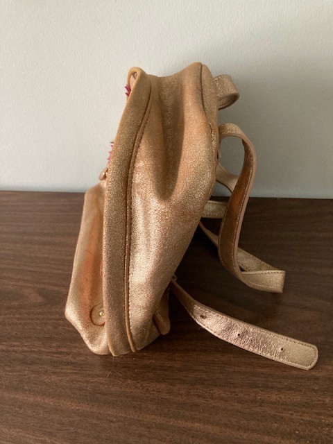 Danielle Nicole Harry Potter Luna Lovegood Mini Backpack Rose Gold Bag