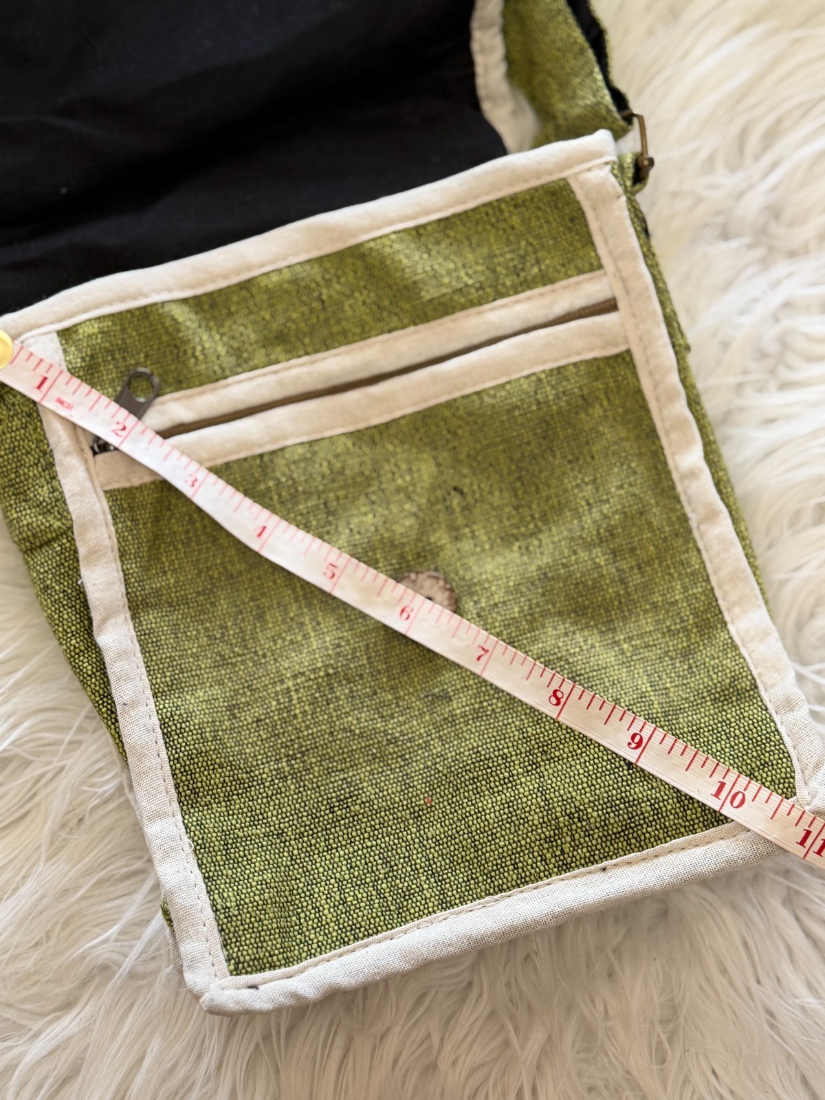 Handmade Hemp Cotton | Boho Small Purse Crossbody | Made in Nepal | Patchwork