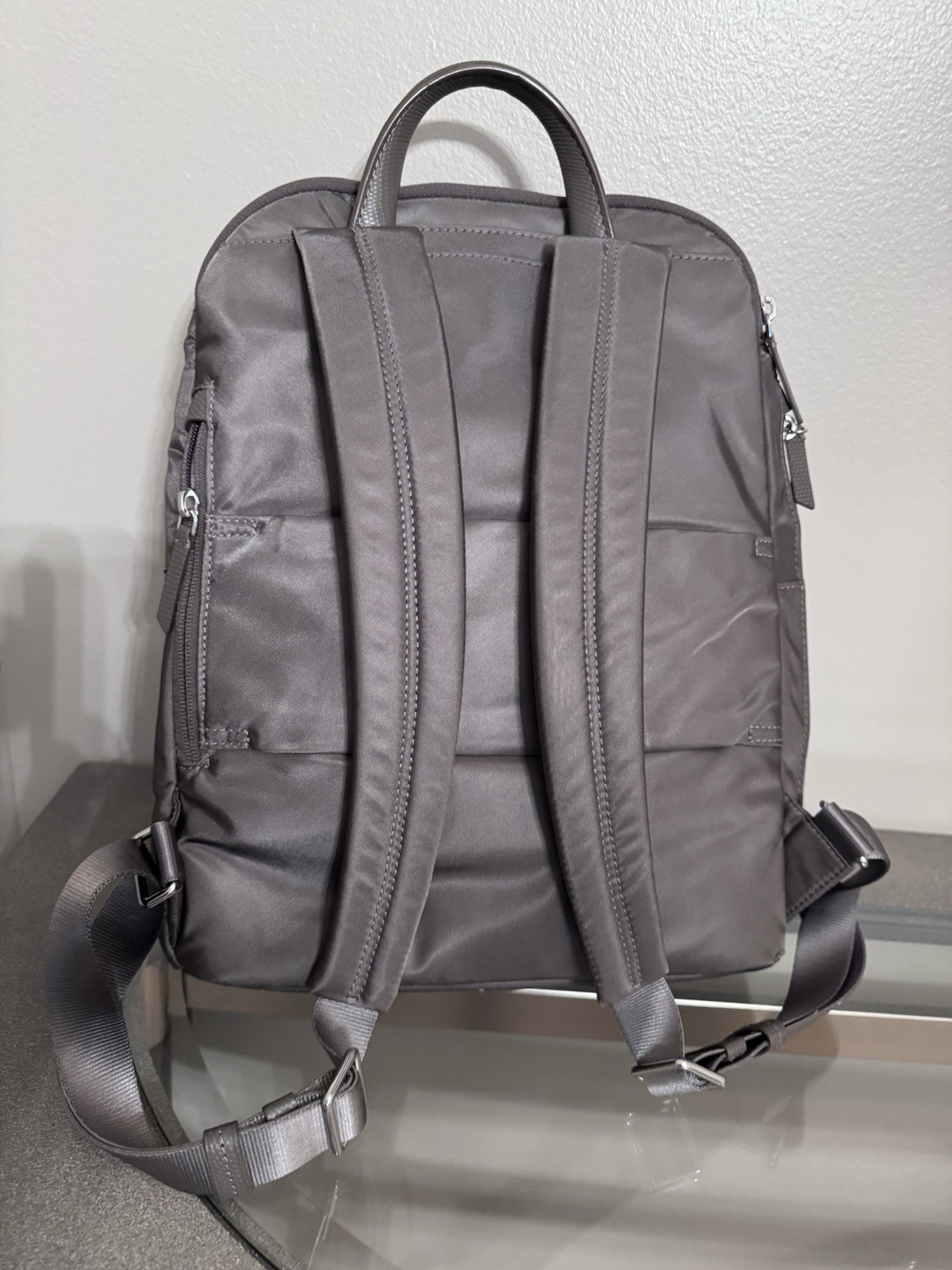 Tumi Voyageur Hilden Nylon Laptop Backpack – Zinc / Silver Hardware (196301ZNC)