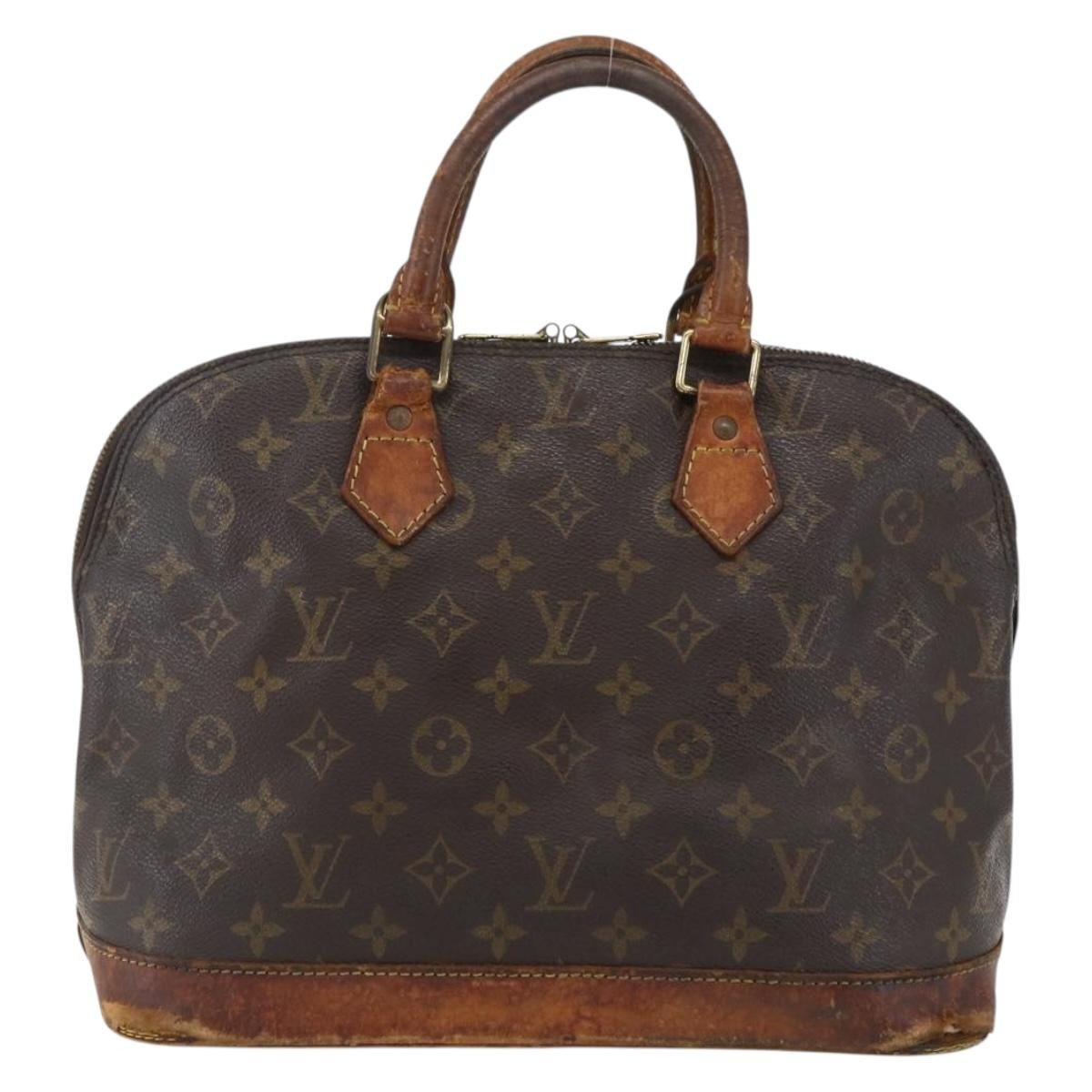 LOUIS VUITTON Monogram Alma Hand Bag M51130 LV Auth 173673