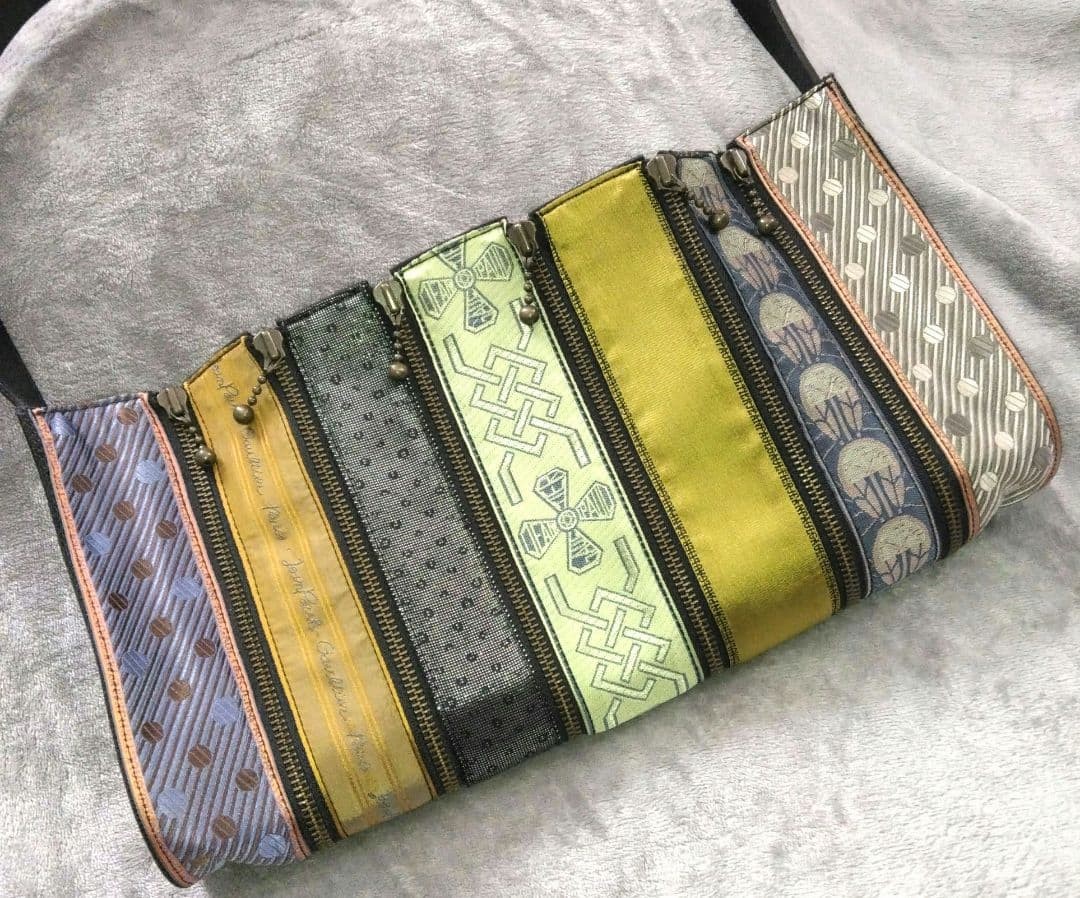 Jean Paul Gaultier One Shoulder Bag Ruban Zip Multicolor Womens From Japan