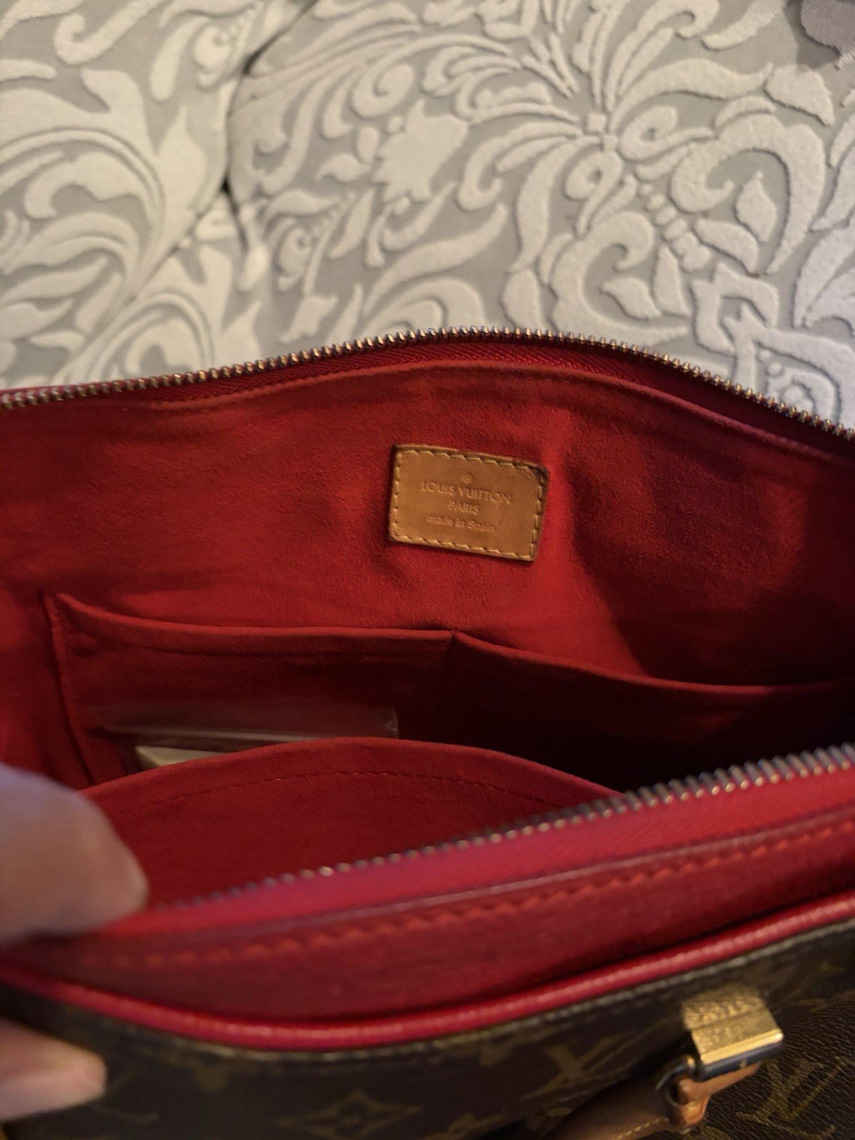 Authentic Louis Vuitton Pallas Shoulder Bag