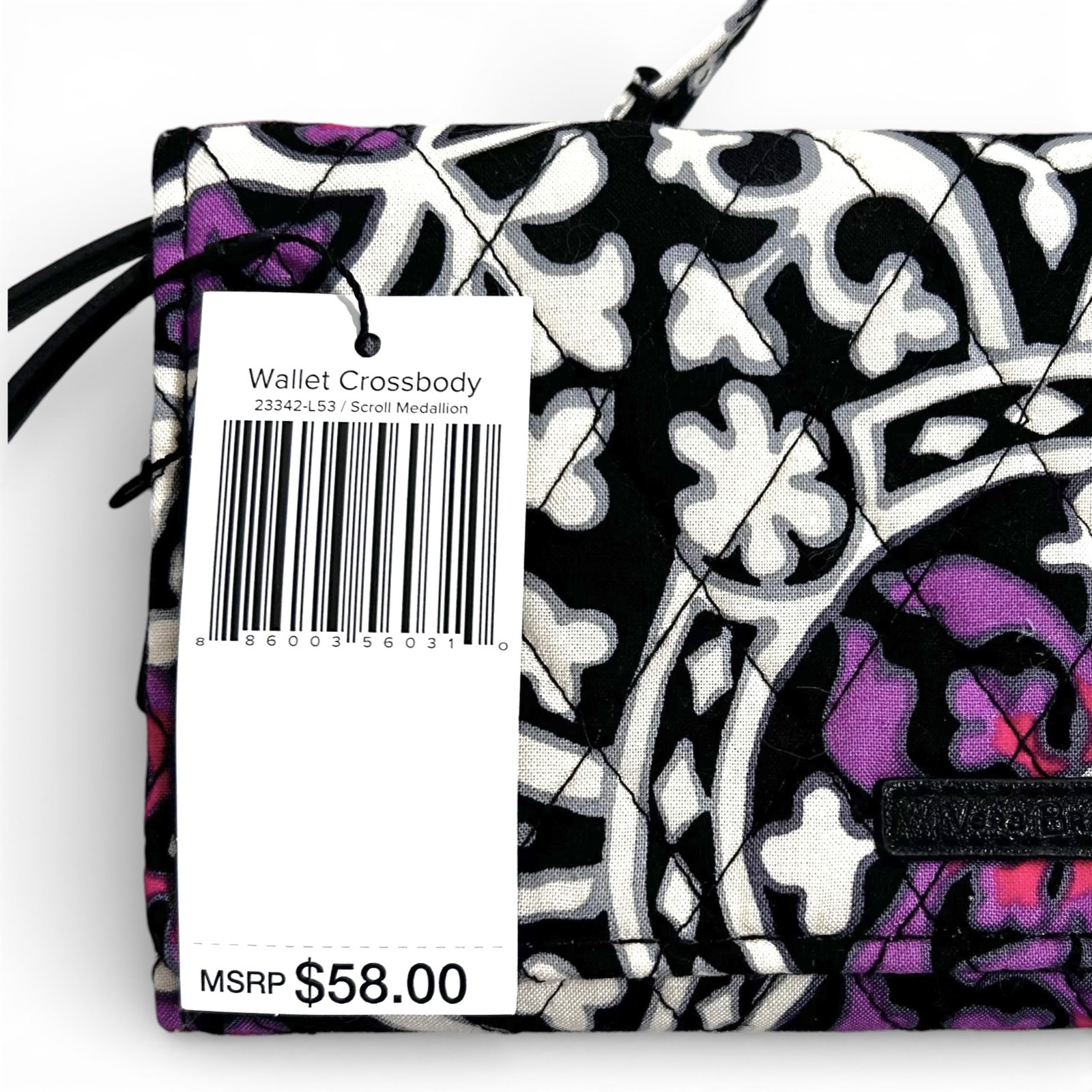 NWT Vera Bradley Scroll Medallion 3-in-1 Wallet Crossbody Tuck Away Wristlet