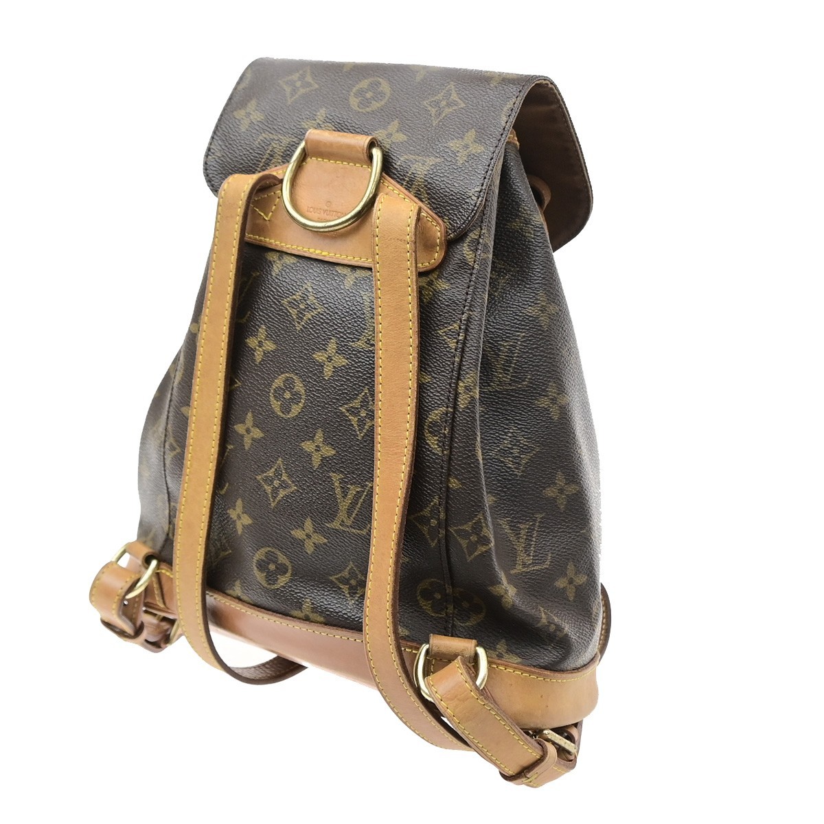 LOUIS VUITTON Montsouris MM Backpack Bag Monogram M51136 France 72SA191
