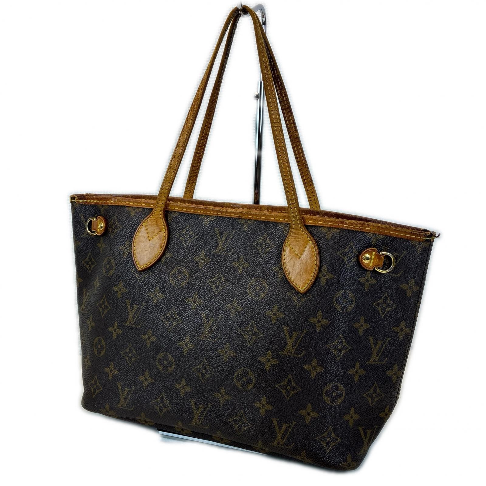 LOUIS VUITTON Never full PM Tote Bag M40155 Monogram canvas Brown