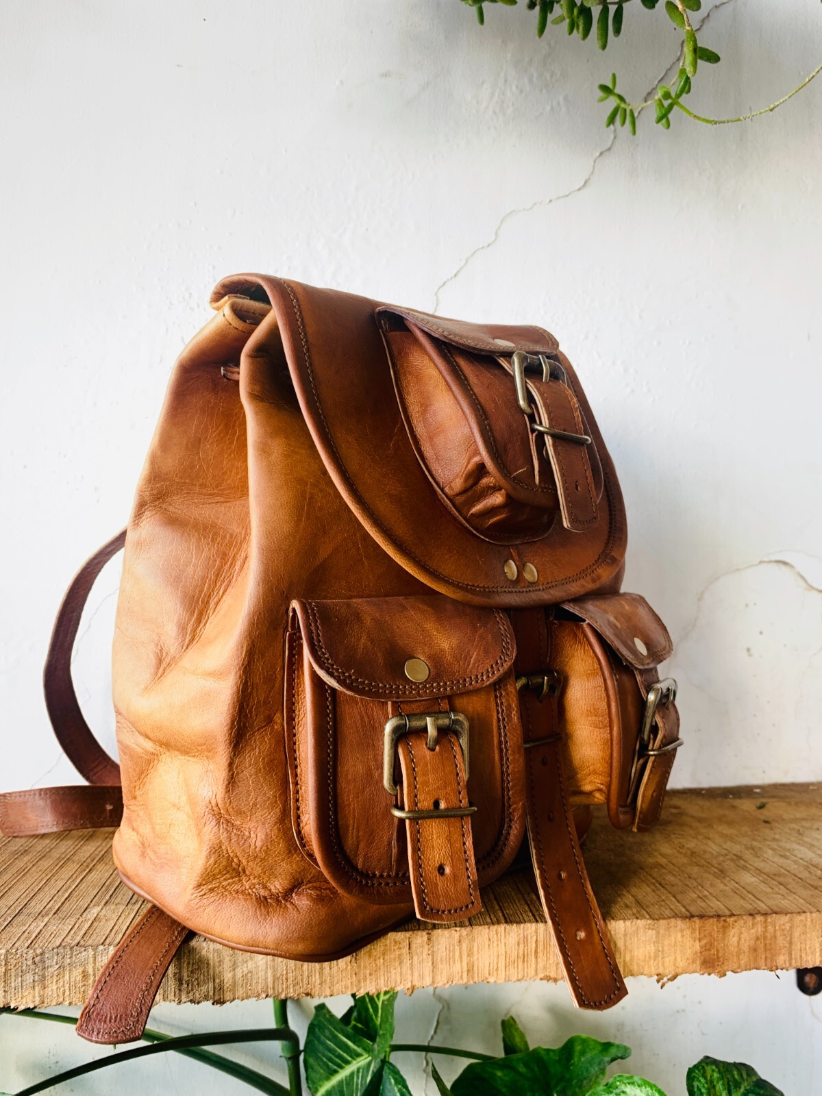 7X9 Inch Genuine Goat Leather Warranty Bag Ladies Shoulder Hippie Tote Bag