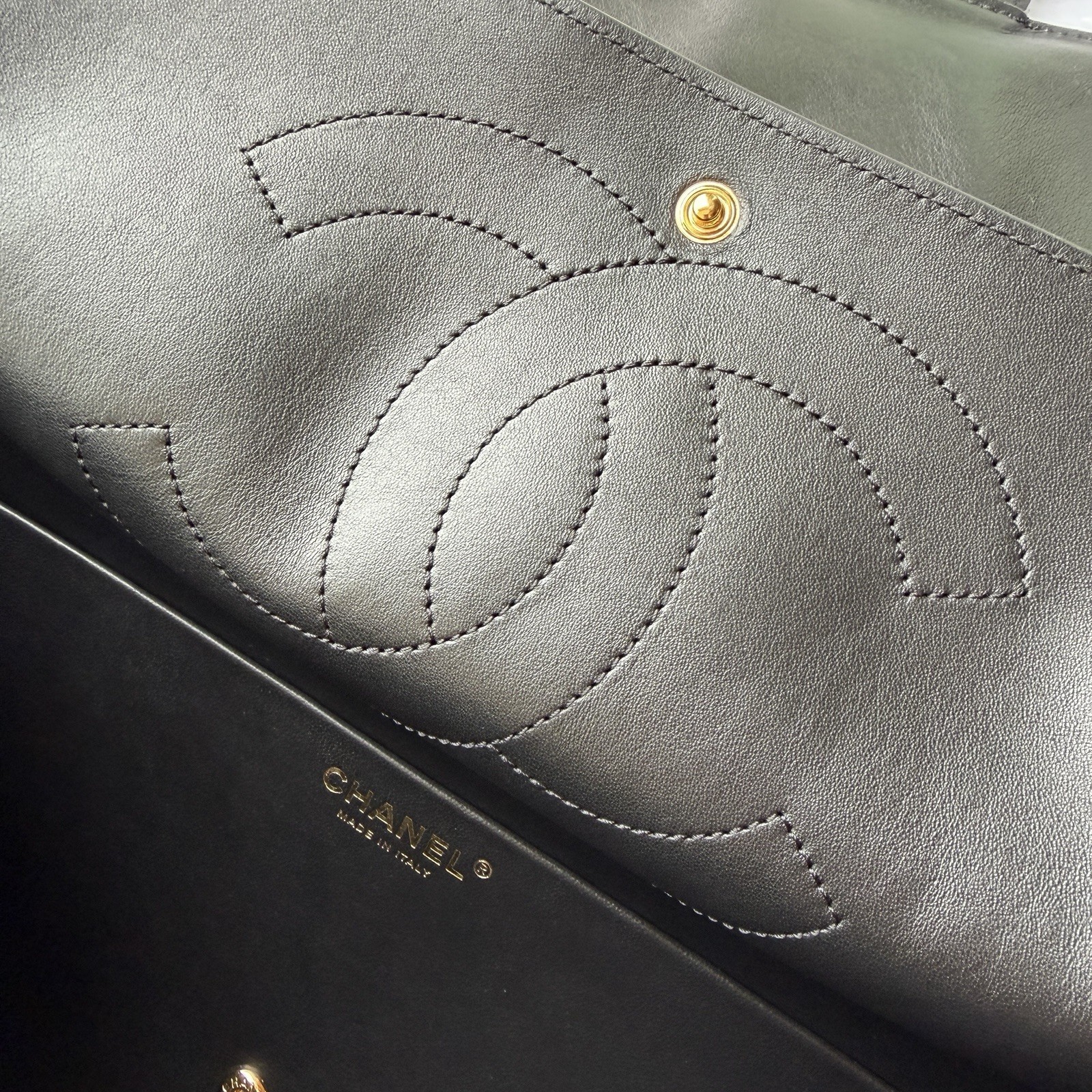 Chanel Matthieu Blazy Black Suede Gold Soft Large Maxi Flap Bag 2026 26S