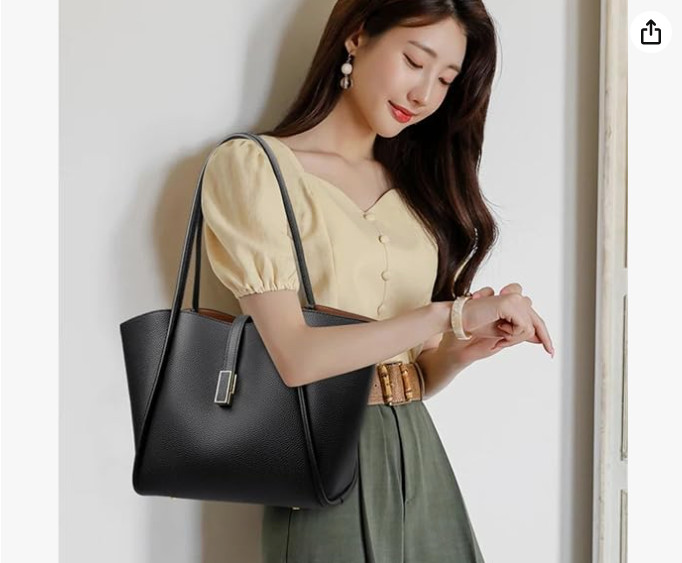 Soft Leather Shoulder Crossbody Bags For Women Large Capacity Luxury Bag Casual