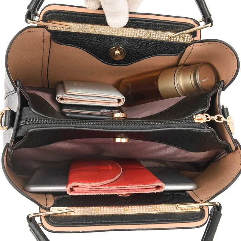 Shoulder Bag | Large, Leather | Women’S Spacious Elegant Bag