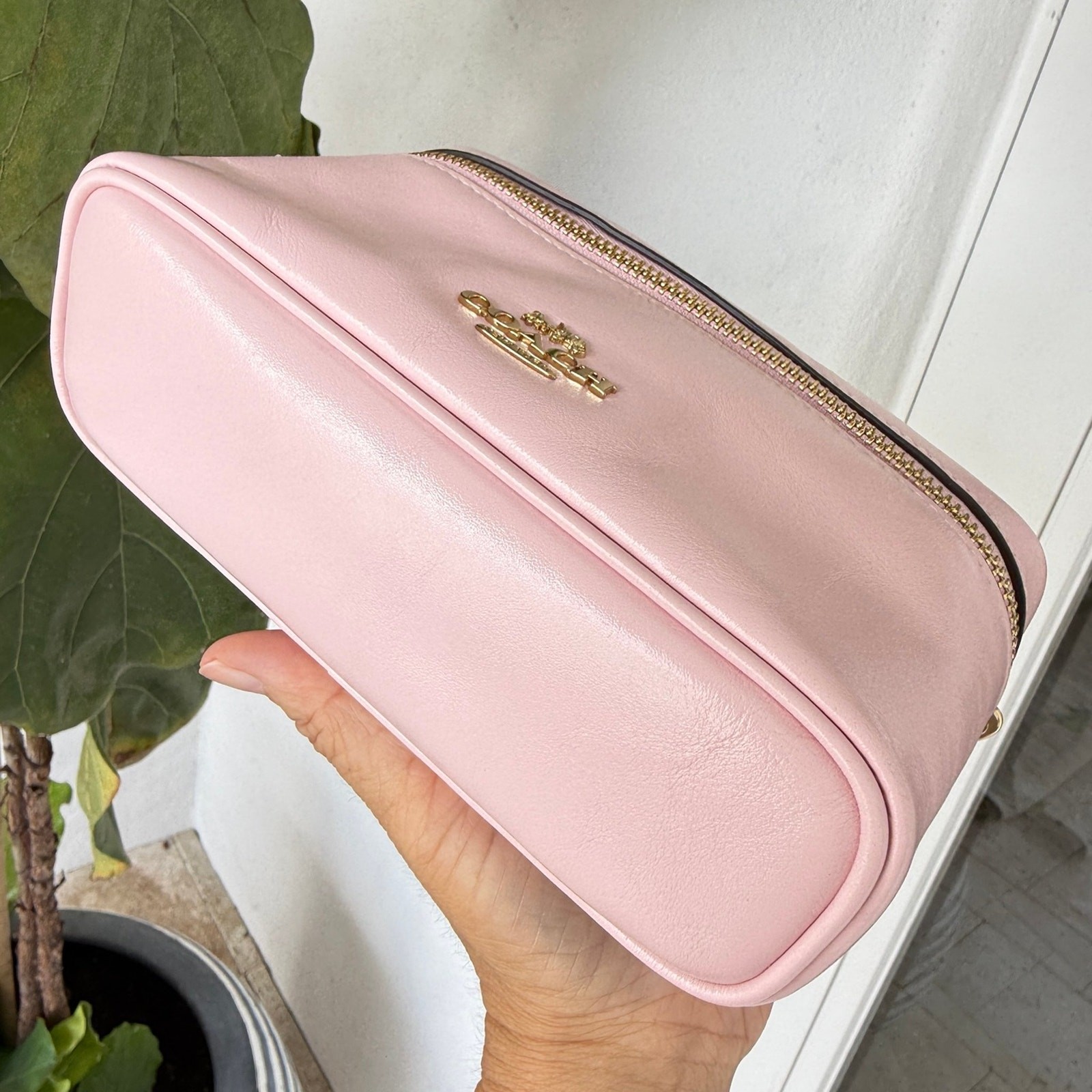NWT‼️ Coach Rainer Crossbody Bag 18 CEO24 Gold/Soft Pink