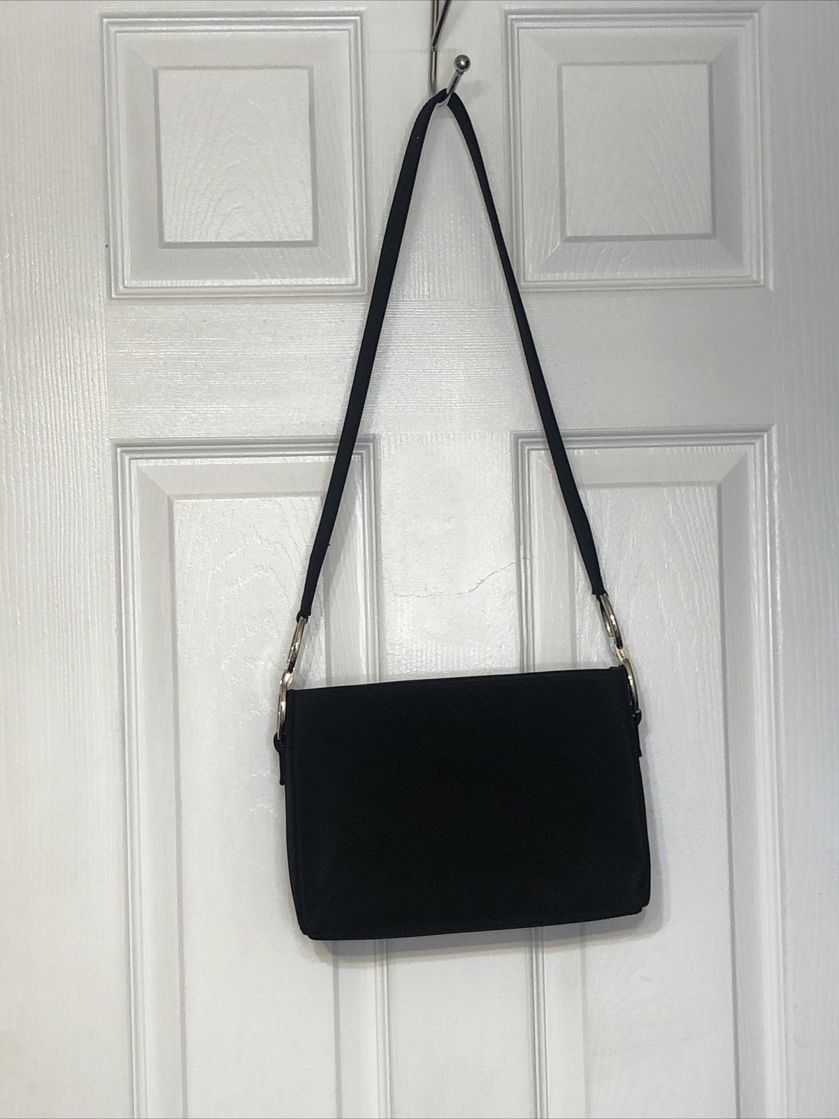 Apostrophe women’s Black Casual Or Dress Shoulder Bag Purse Medium