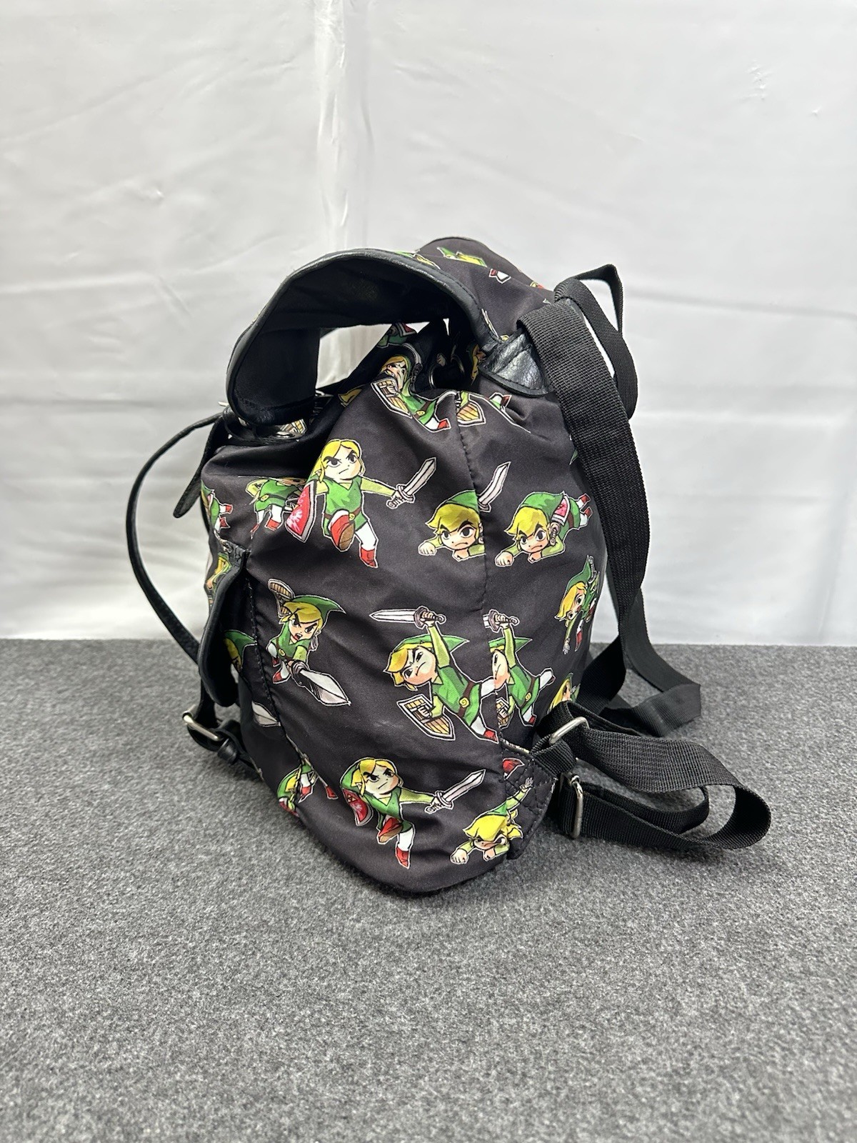 Zelda Wind Waker HD Loungefly Drawstring Backpack Tote Nintendo 2015
