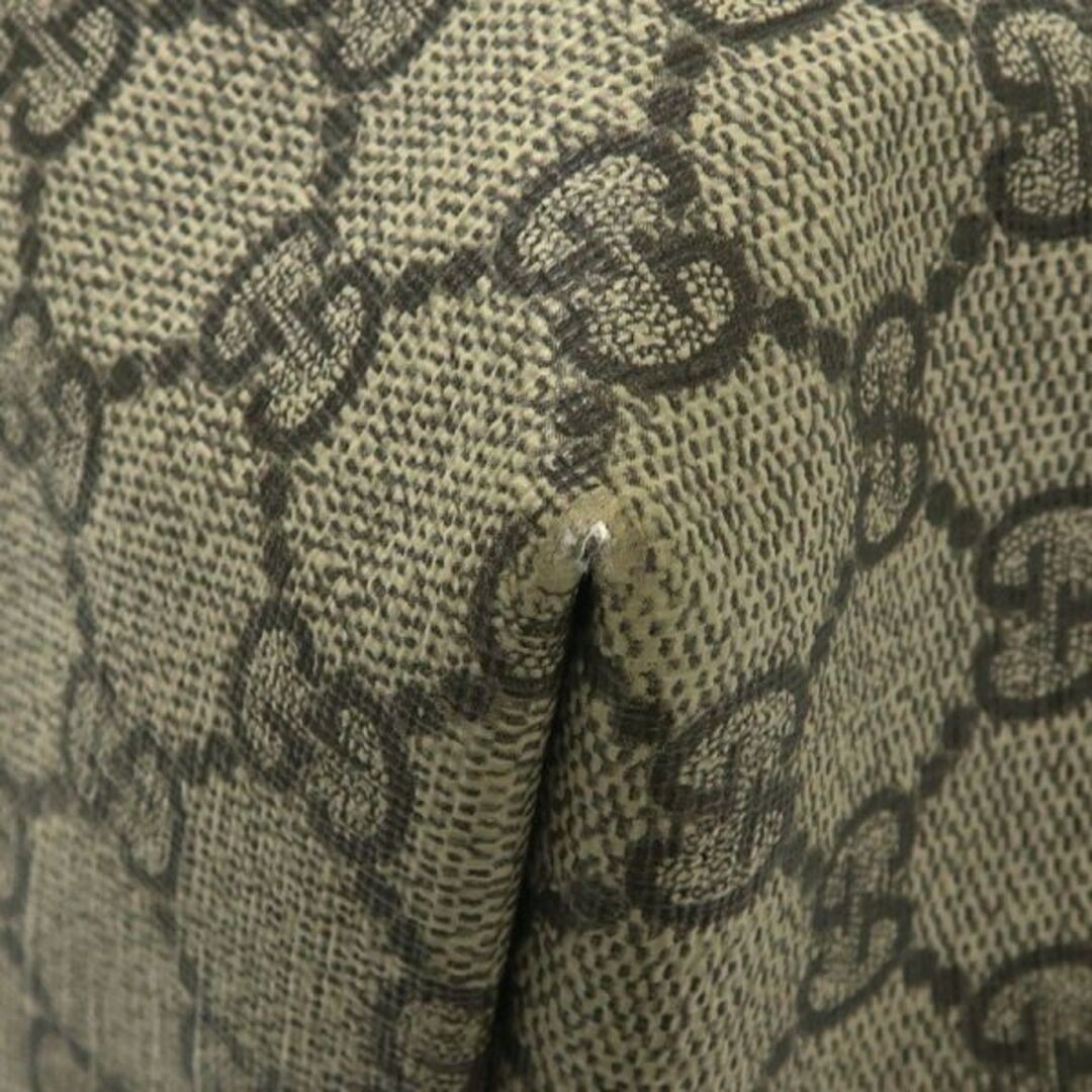 Gucci Ophidia Large Tote Bag GG Supreme Beige Double G Web Stripe Handbag