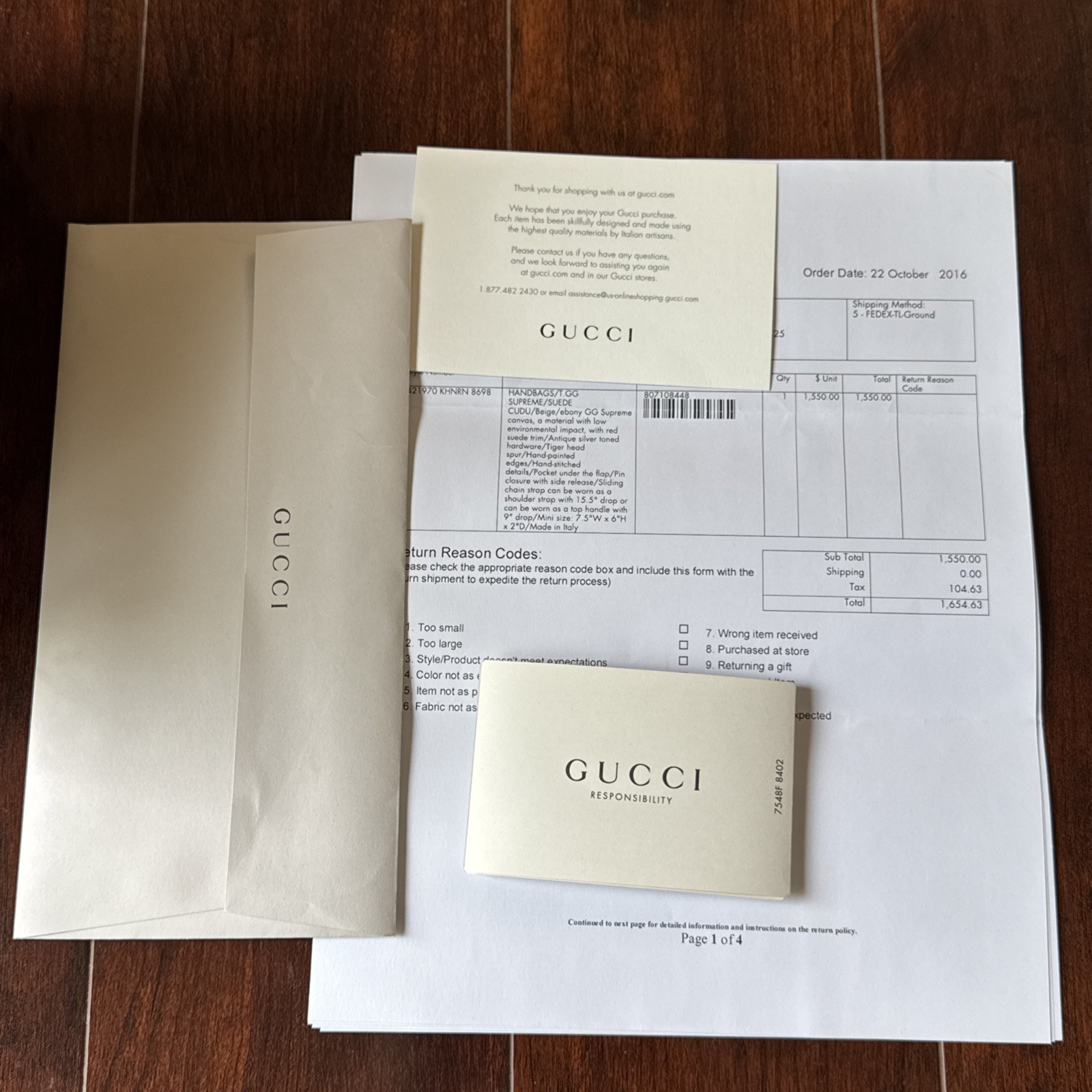 Gucci Dionysus Small GG Supreme Chain Bag Beige Canvas Red Suede Silver Hardware