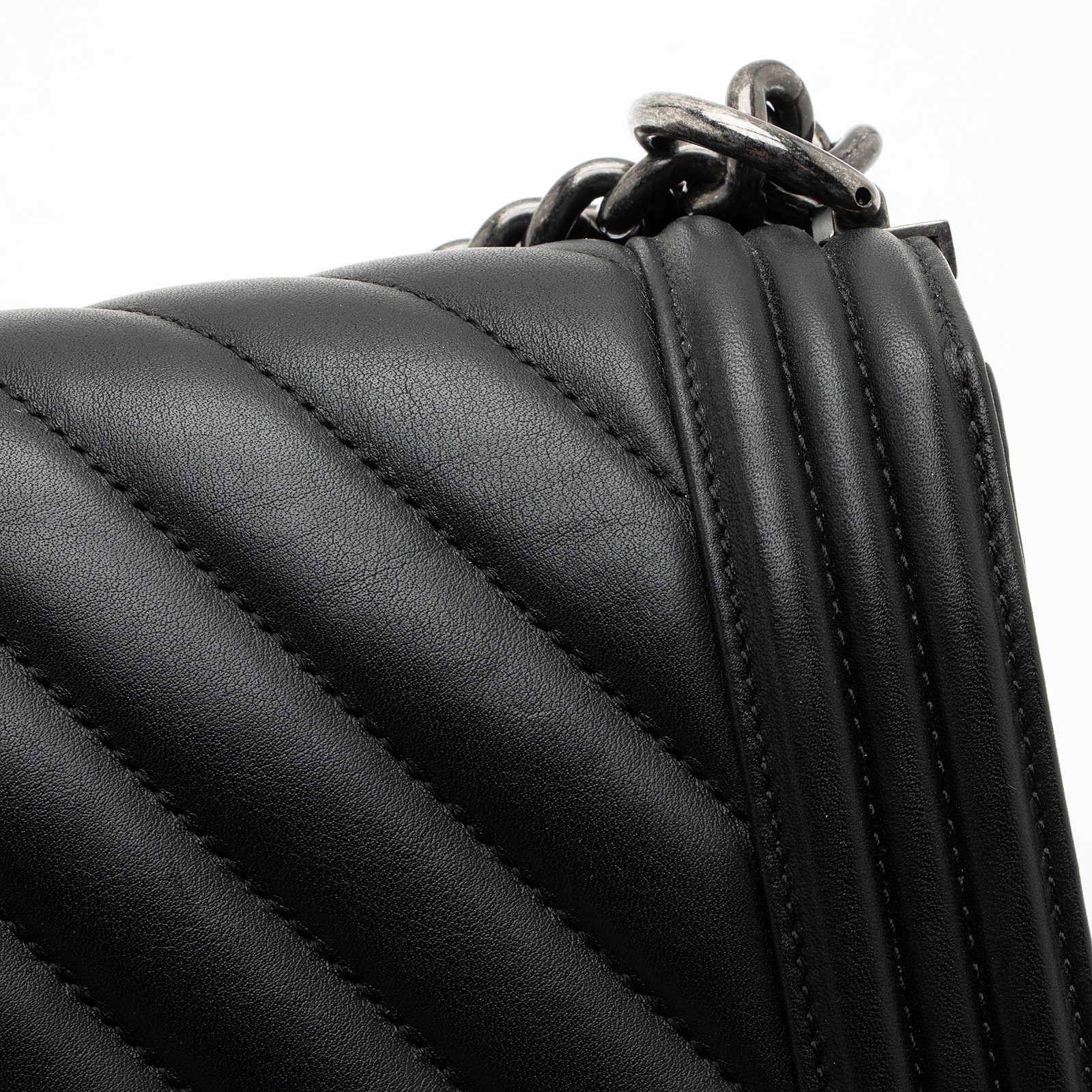Chanel Chevron Lambskin New Medium Boy Bag