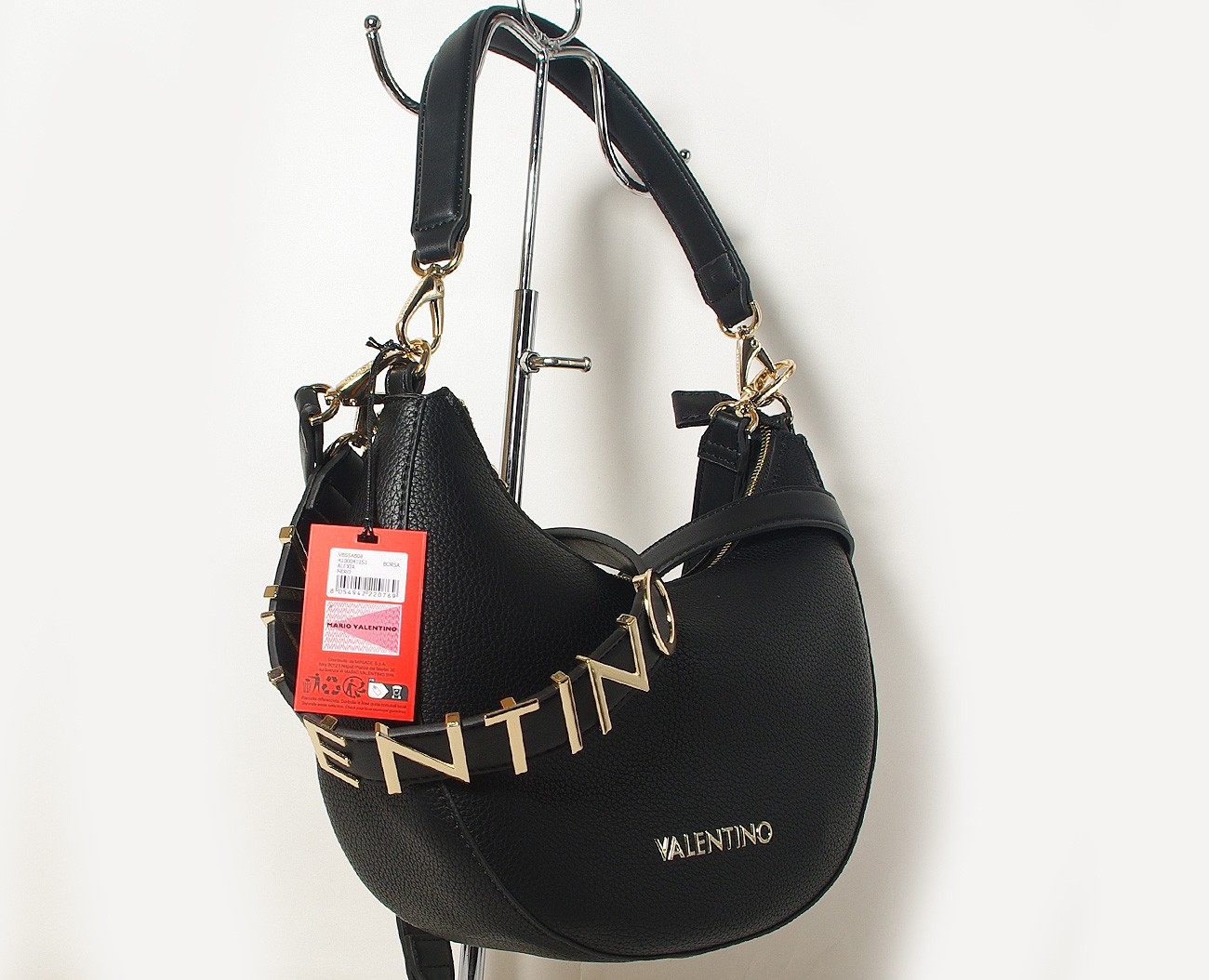 Valentino bags ALEXIA bag VBS5A808 nero borse a spalla hobo bag 29 x 24 x 10 cm