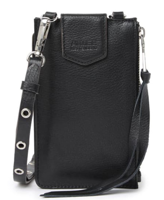Aimee Kestenberg – Leather Phone Crossbody w/ RFID – Multi Iridescent Scales